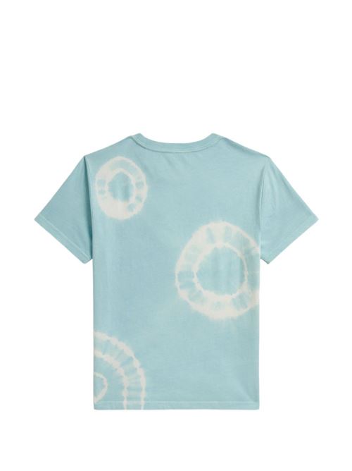 T-shirt bambino Polo Ralph Lauren celeste in cotone RALPH LAUREN KIDS | B13595001